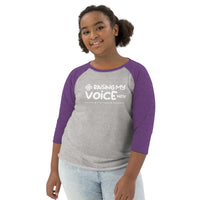 Raising My Voice Youth Baseball Shirt