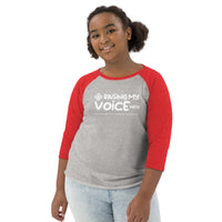 Raising My Voice Youth Baseball Shirt