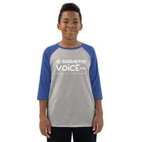 Raising My Voice Youth Baseball Shirt