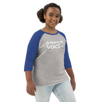 Raising My Voice Youth Baseball Shirt